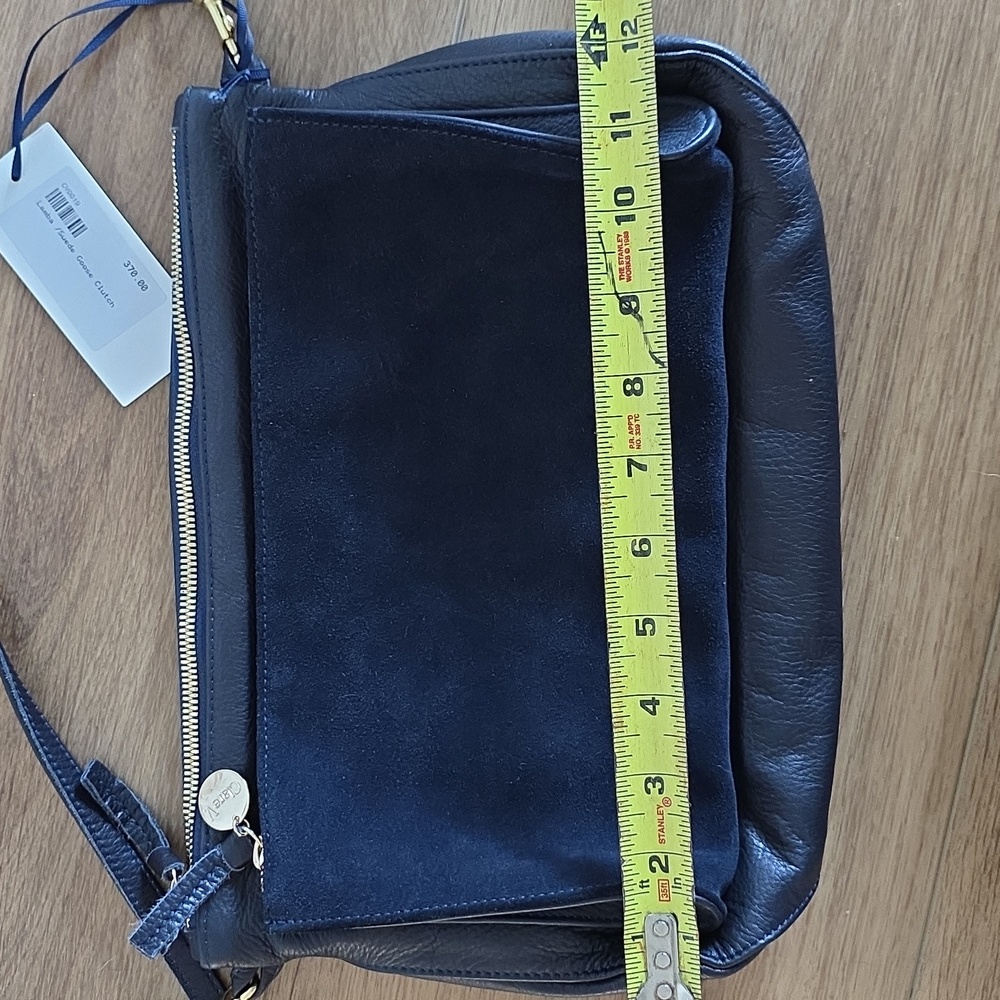 NWT Clare V Gosee In Navy Lamba/Navy Suede - Picture 16 of 16